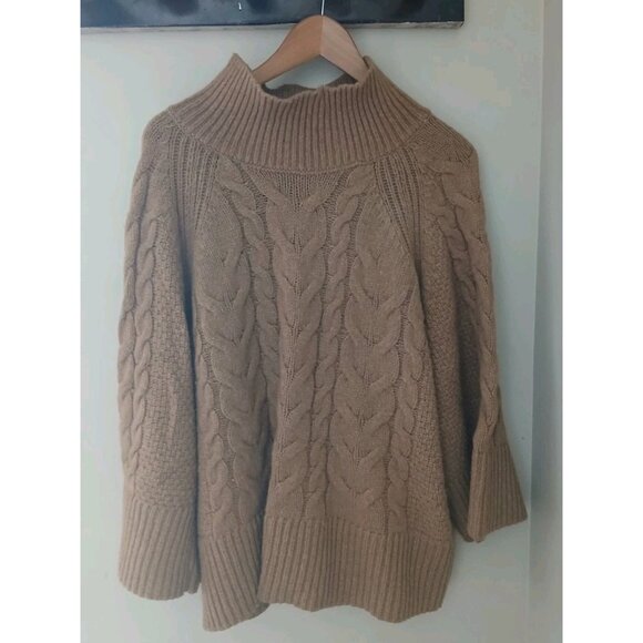 Banana Republic Cavo Flare Sleeve Cable Knit Sweater - Picture 5 of 11